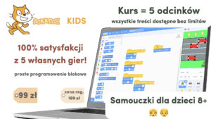 PROGRAMOWANIE DLA DZIECI KURS MATPLANETA SCRATCH 8 - 9 lat 